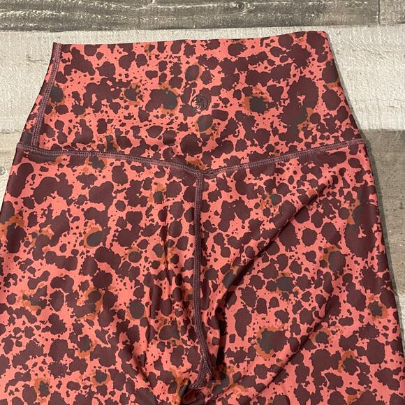 Sage Women's 2 Pc Set Longline Sports Bra & Leggings Inkspot Print sz XS - Picture 9 of 13